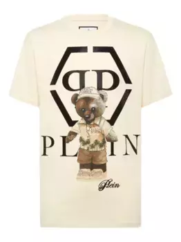 Футболка Teddy Bear с кристаллами Philipp Plein, нейтральный
