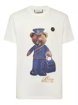 Футболка Teddy Doorman Philipp Plein, белый