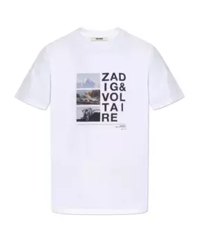 Футболка тедовая Zadig & Voltaire, белый