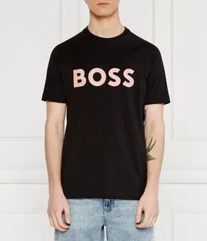 Футболка teeber Regular fit Boss Green, черный