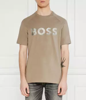 Футболка teeber Regular fit Boss Green, желтый