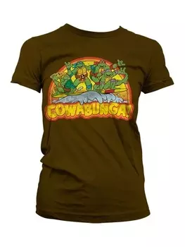 Футболка Teenage Mutant Ninja Turtles, коричневый