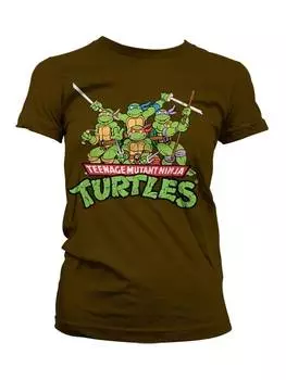 Футболка Teenage Mutant Ninja Turtles, коричневый