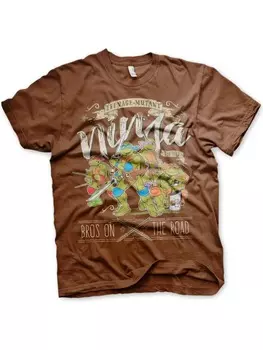 Футболка Teenage Mutant Ninja Turtles, коричневый