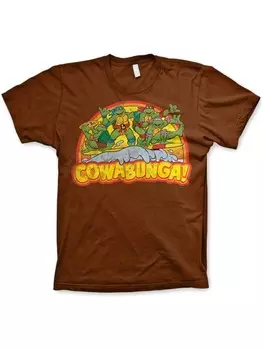 Футболка Teenage Mutant Ninja Turtles, коричневый