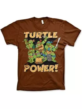 Футболка Teenage Mutant Ninja Turtles, коричневый