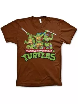 Футболка Teenage Mutant Ninja Turtles, коричневый