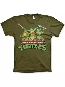 Футболка Teenage Mutant Ninja Turtles, зеленый
