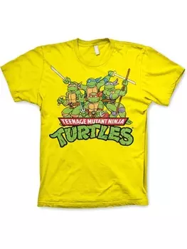 Футболка Teenage Mutant Ninja Turtles, желтый