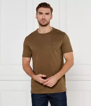 Футболка тегуд Regular fit Boss Orange, хаки