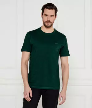 Футболка тегуд Regular fit Boss Orange, зеленый