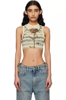 Футболка-тельняшка Marinire Jean Paul Gaultier, экрю