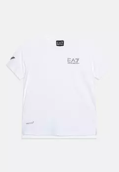 Футболка TENNIS PRO UNISEX EA7 Emporio Armani, белый
