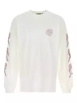 Футболка Terrestrial с длинным рукавом L/S CARHARTT WIP, белый