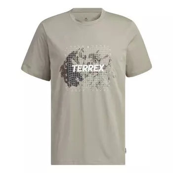 Футболка terrex Adidas, зеленый