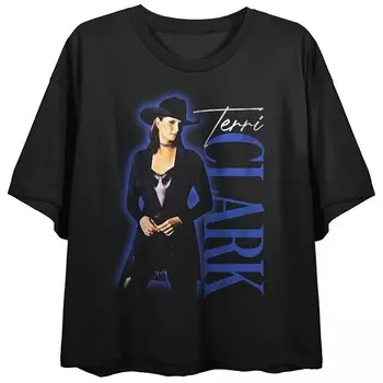 Футболка Terri Clark Singer Art для юниоров Licensed Character, черный