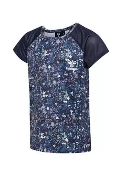 Футболка TESSA S/S Hummel, темно-синий