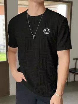 Футболка текстурированная Manfinity Hypemode мужская, черный