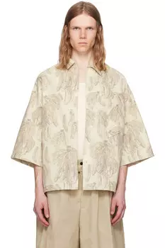 Футболка 'The Aloe' с принтом круиза Jacquemus, экрю