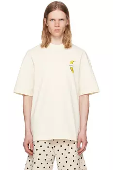 Футболка 'The Banane' круиз Jacquemus, цвет banana patch off-white