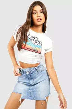 Футболка the beach boys license band Boohoo, белый