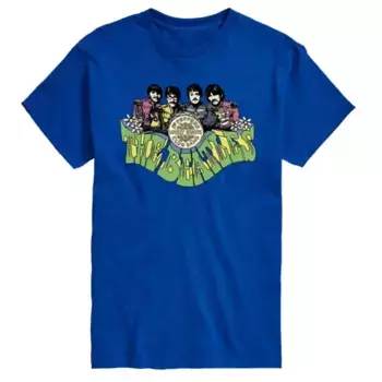 Футболка The Beatles "Одинокие сердца" Big & Tall Licensed Character, синий