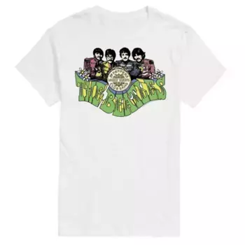 Футболка The Beatles "Одинокие сердца" Big & Tall Licensed Character, белый