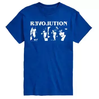 Футболка The Beatles Revolution от Big & Tall Licensed Character, синий