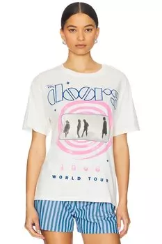 Футболка "The doors 1968 World Tour Boyfriend Tee" от Daydreamer, vintage white