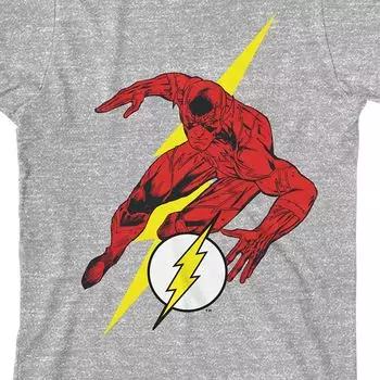 Футболка The Flash с графическим рисунком Multiple Flash для мальчиков 8–20 лет Licensed Character