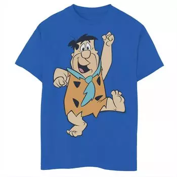 Футболка The Flintstones Big Solo Fred для мальчиков 8–20 лет с рисунком Fred Licensed Character