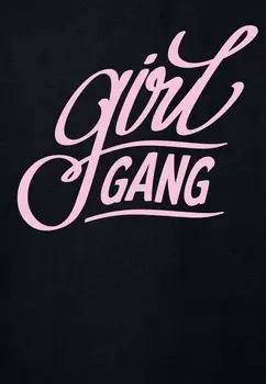 Футболка THE GIRL GANG Mister Tee, черный