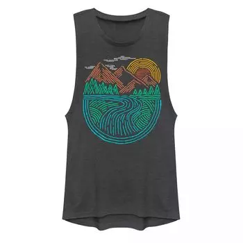 Футболка The Great Outdoors Doodles Muscle для юниоров