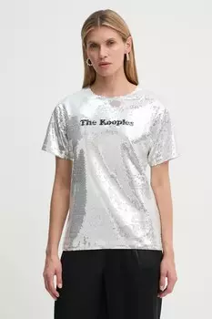 Футболка The Kooples, серебряный