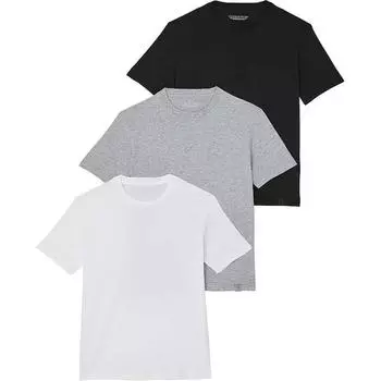 Футболка THE MIX женская, комплект из 3 пар Victoria's Secret, 3 Pack (Black+White+Gray)