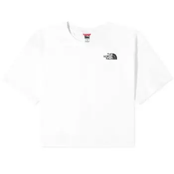 Футболка The North Face Cropped Simple Dome, белый