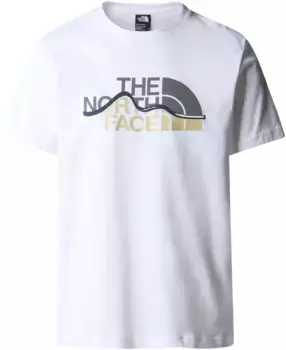 Футболка The North Face "ФУТБОЛКА MOUNTAIN LINE M S/S", белый