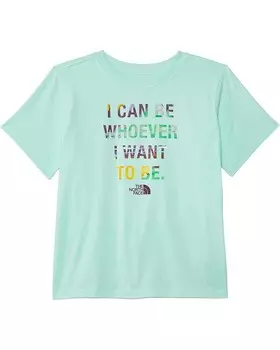 Футболка The North Face Kids Short Sleeve Graphic Tee, цвет Crater Aqua/IWD Graphic