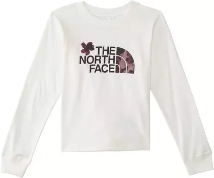 Футболка The North Face Long Sleeve Graphic Tee, цвет Gardenia White/Boysenberry