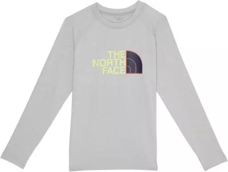 Футболка The North Face Long Sleeve Sun T-Shirt, цвет Meld Grey Heather