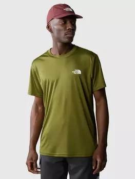 Футболка The North Face M REAXION RED BOX, зеленый