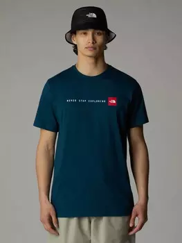 Футболка The North Face M S/S NEVER STOP EXPLORING TEE, синий