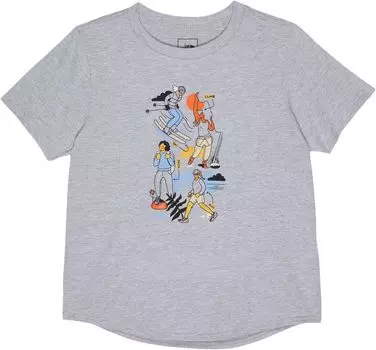 Футболка The North Face Short Sleeve Graphic Tee, цвет TNF Light Grey Heather/TNF White