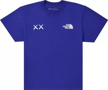 Футболка The North Face x KAWS Short-Sleeve Tee 'Bolt Blue', синий