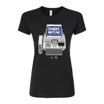 Футболка The Office Fax Machine для юниоров Licensed Character, черный
