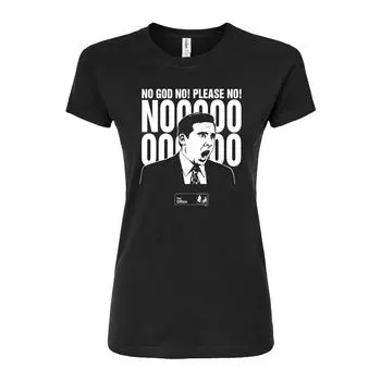Футболка The Office No God для юниоров Licensed Character, черный