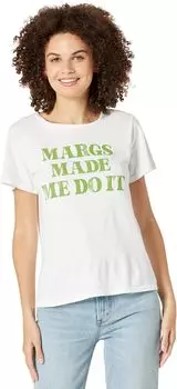 Футболка The Original Retro Brand Margs Made Me Do It, белый