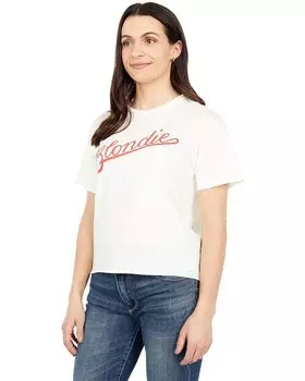 Футболка The Original Retro Brand Oversized Slightly Cropped Premium Black Label Blondie Tee, цвет Antique White