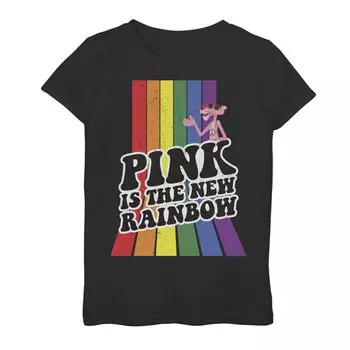 Футболка The Pink Panther Pink Is The New Rainbow для девочек 7–16 лет Licensed Character