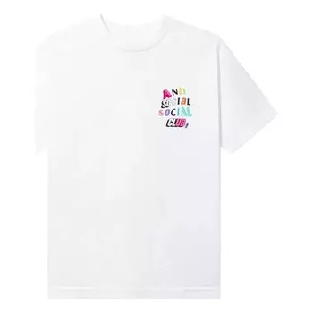 Футболка the real me t-shirt 'white' Anti Social Social Club, белый